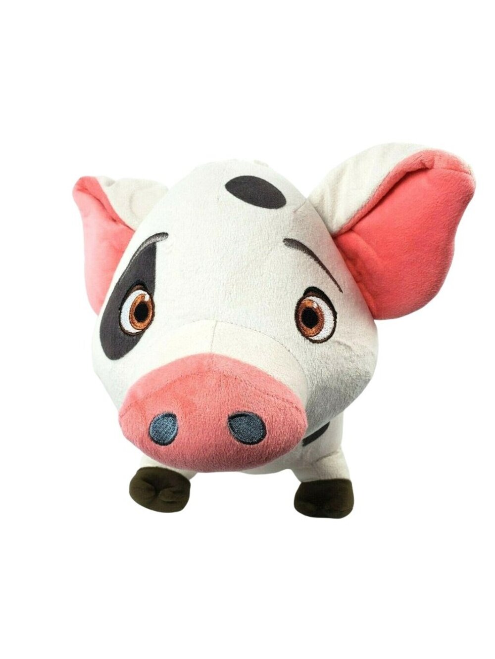 Disney Moana Pua Pig 17 in Plush White Brown Spots Large Hog Stuffed Animal Toy